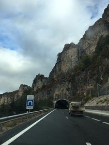 sights along the drive to France