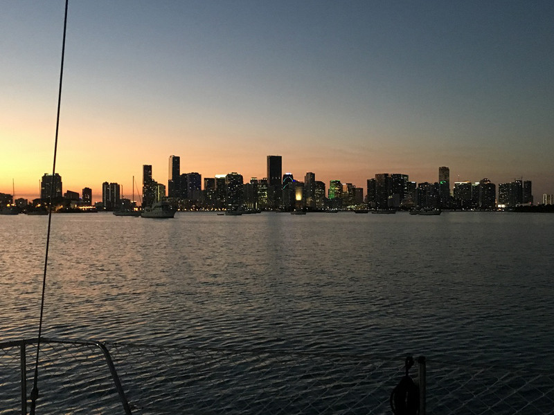 Miami at sunset