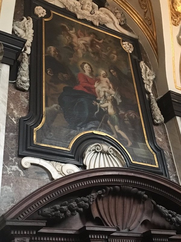 paintings in the church