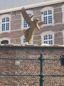 Angel statue at Augustijnen Monastery