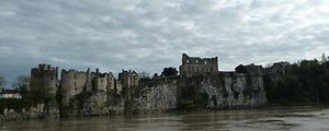 Chepstow Castle from North bank