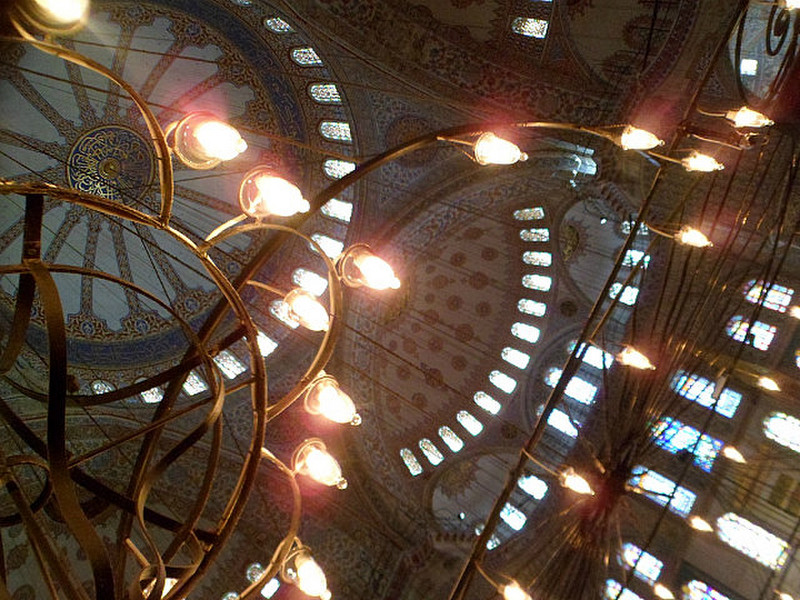 Beautiful inside the mosque