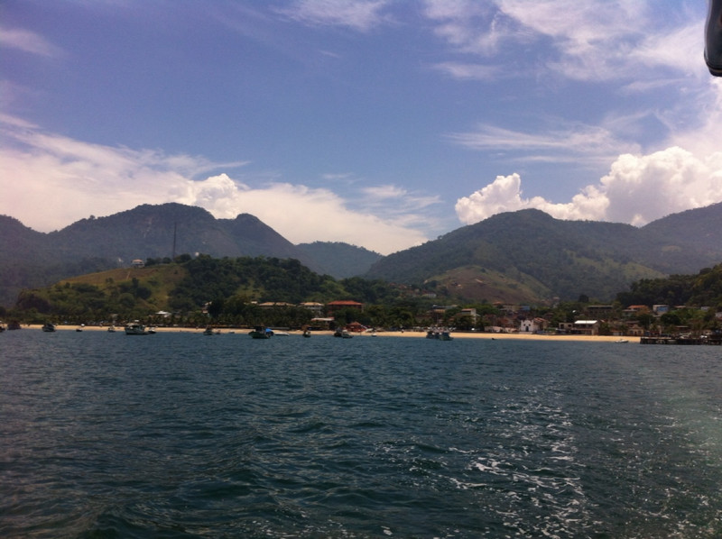 The town on ilha grande