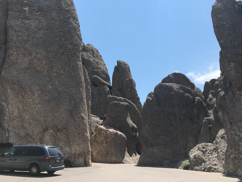 Parking lot at Eye of the Needle
