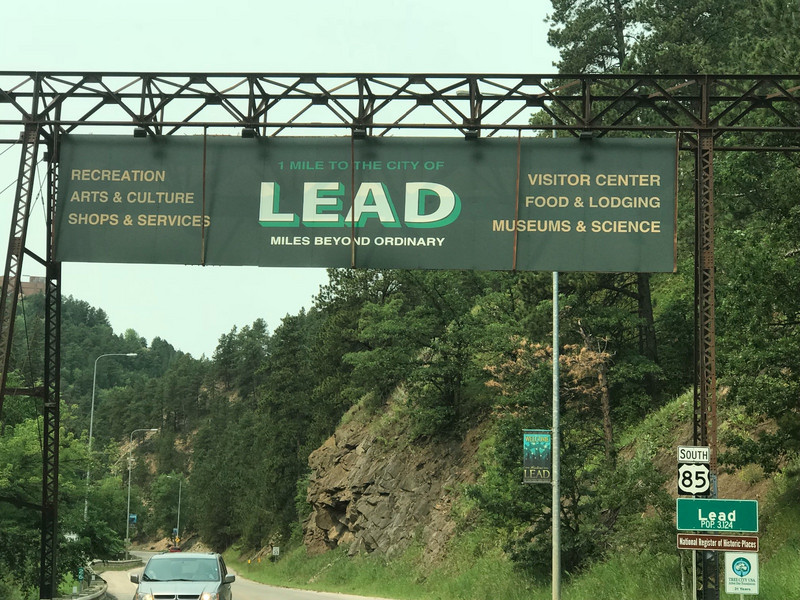 City limits of Lead