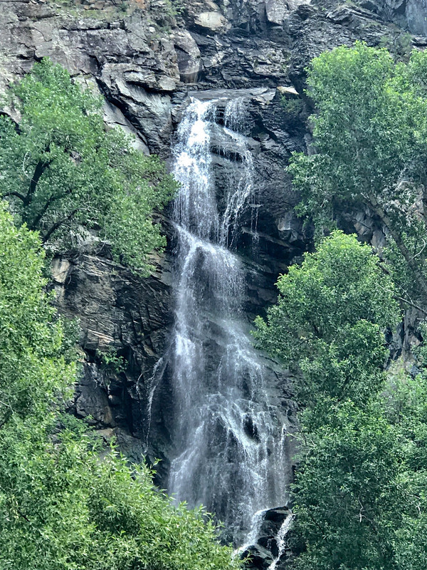 Bridal Veil Falls on Spearfish Canyon Scenic Byway
