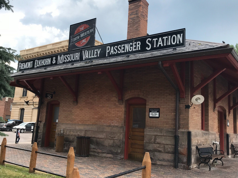 Old Railroad Station in Deadwood