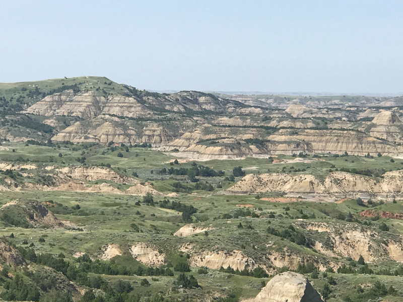View of Badlands in Theodore Roosevelt National Park 1