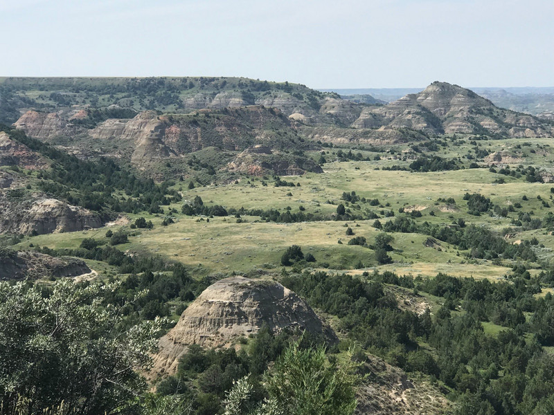 View of Badlands in Theodore Roosevelt National Park 2