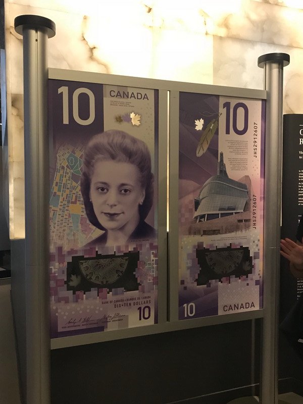 First woman beside the Queen on Canadian money