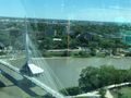View of Red River from top of museum