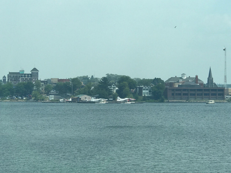 View of the town of Kenora from across the water