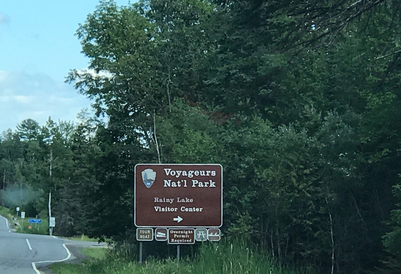 Entering Voyageurs National Park