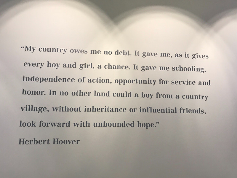Statement by Herbert Hoover