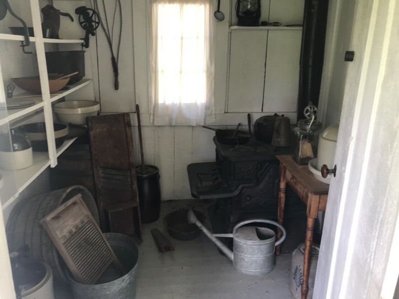 Attached kitchen at Herbert Hoover birth home