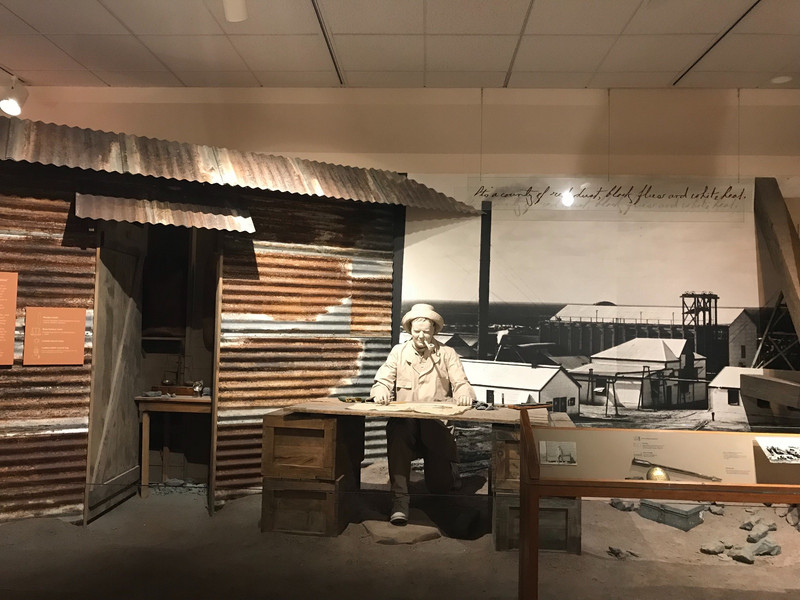 Exhibit of Herbert Hoover’s life as a mining engineer