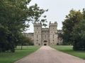 Front view of Windsor Castle