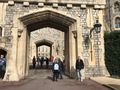 John at gate to Windsor Castle