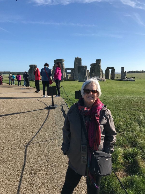 Pat at Stonehenge 