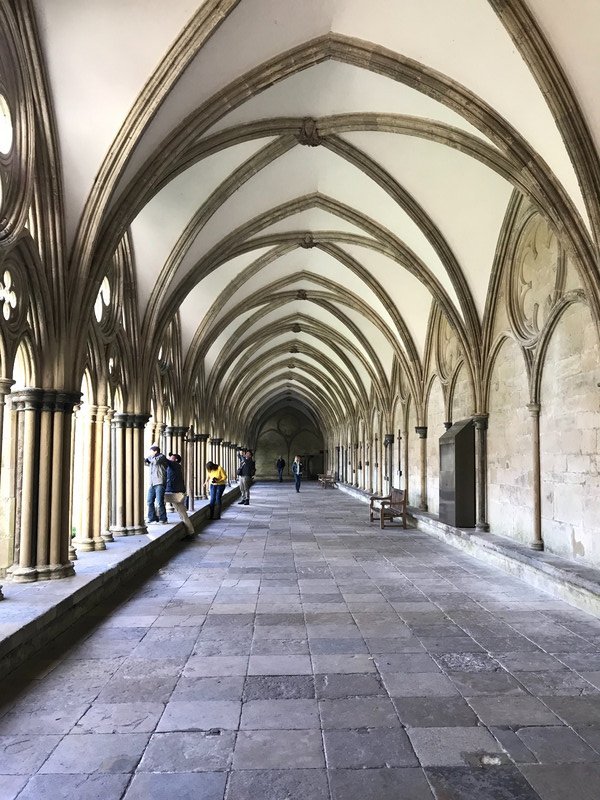 Walkway at Salisbury Cathedral 