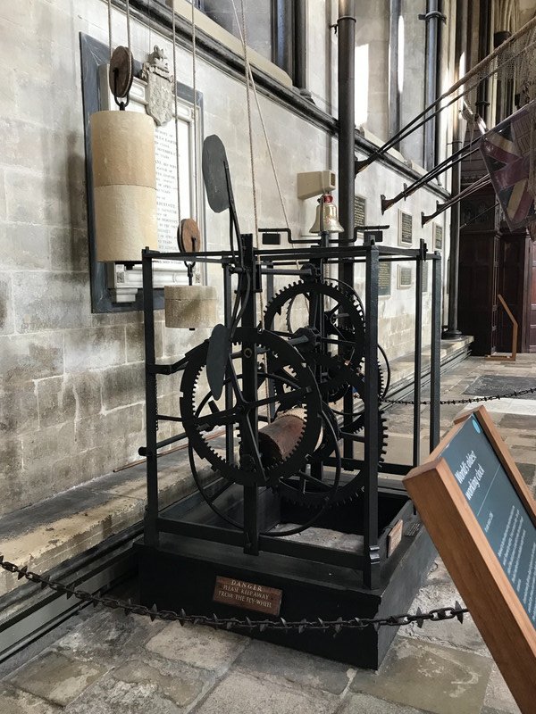 World’s Oldest Working Clock in World at Salisbury Cathedral 