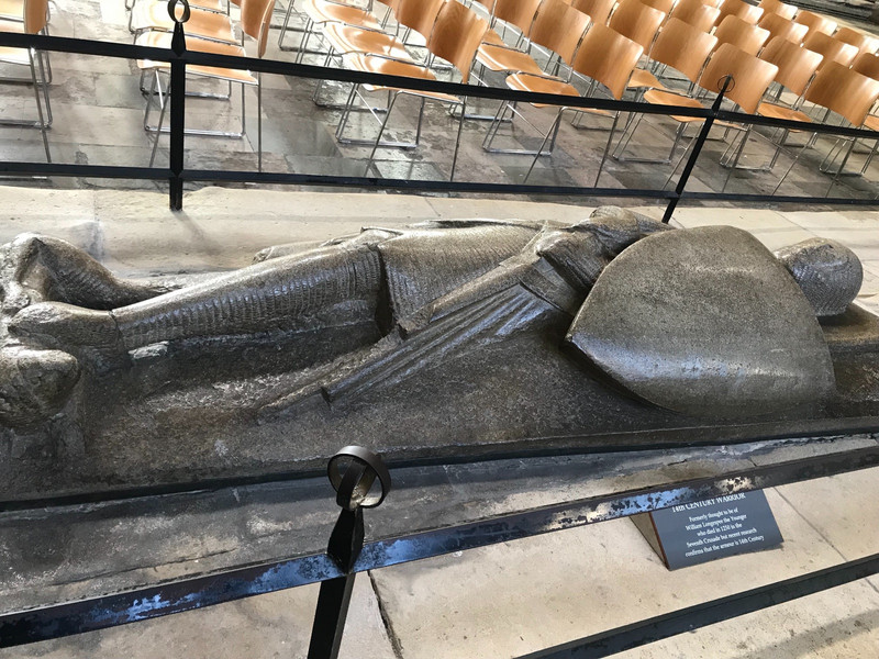 Medieval Knight’s Gravesite in Cathedral 