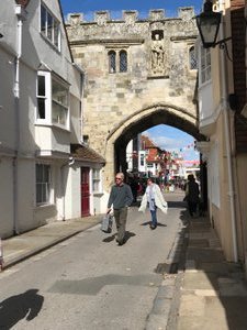 Medieval Gate into town  of Salisbury 