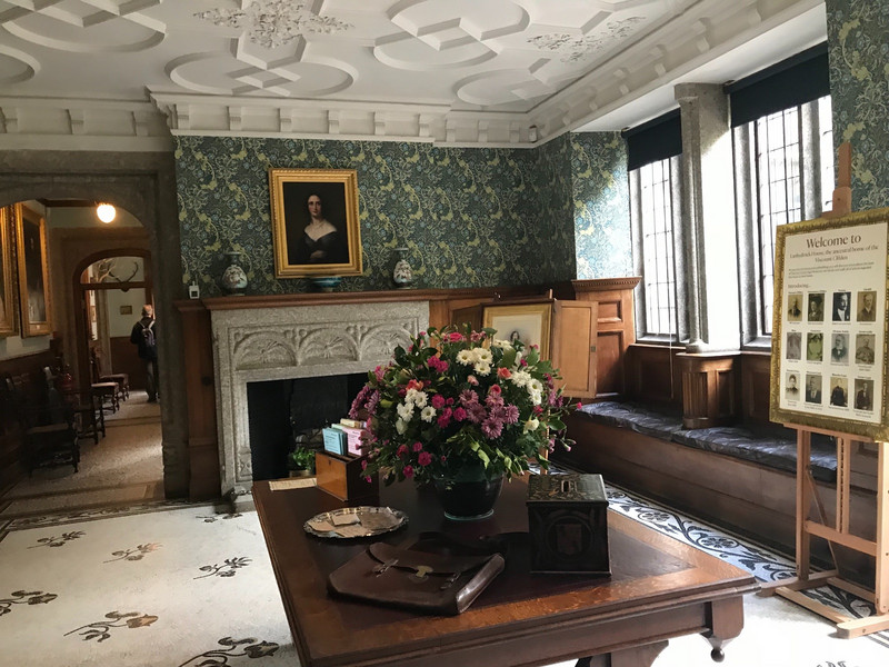 Sitting area in Lanhydrock House