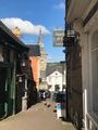 View down street at Hay on Wye