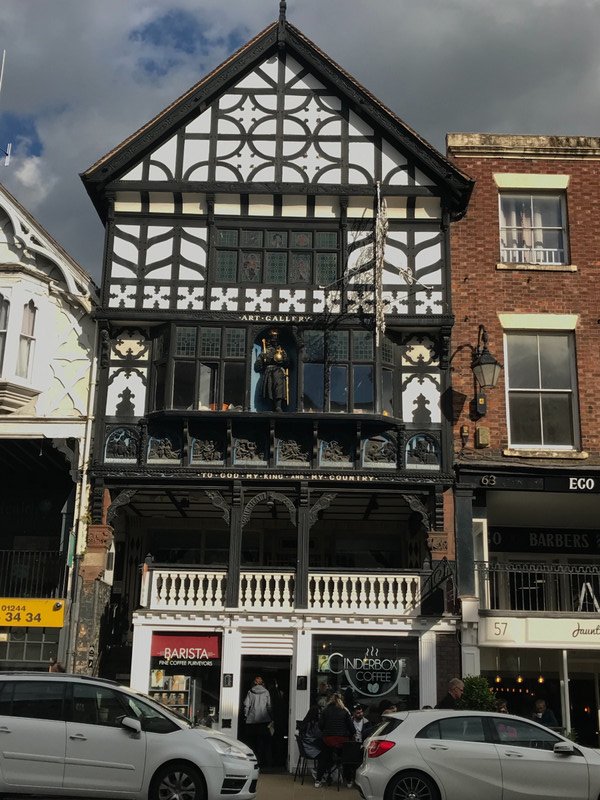 Black and white half-timber in Chester