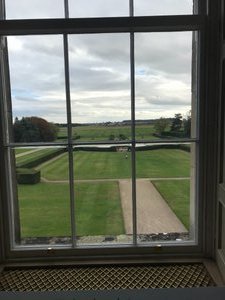 View from window of one of the great lawns.