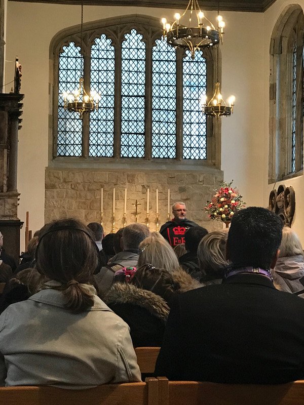 Beefeater lecture at Chapel Royal of St. Peter ad Vincula