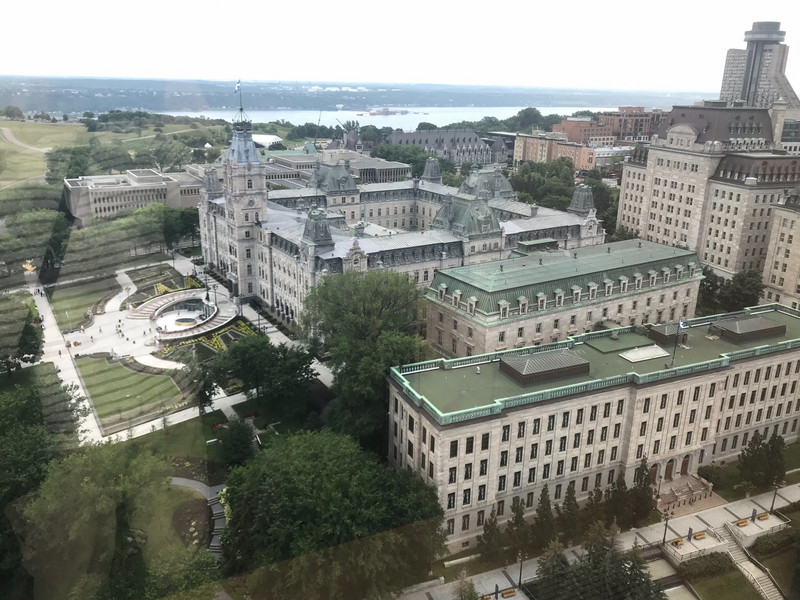 View of Parliament Building from 23rd floor