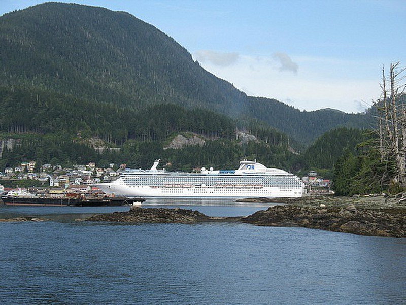 Our Ship, as we Returned to Ketchikan