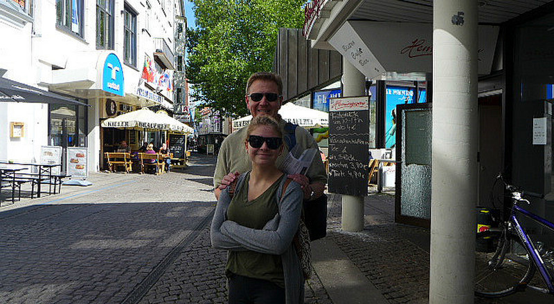 After grabbing a quick bite in old town Kiel
