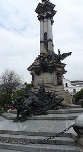 Memorial in Quito to Simon Bolivar