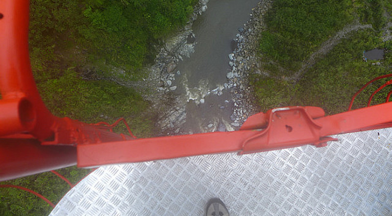 View Down from Cable Zip