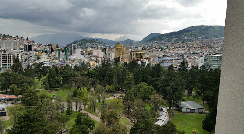 View of Quito From Our Hotel Room