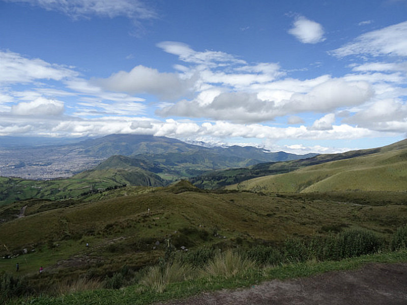 Views Over Quito Plateau