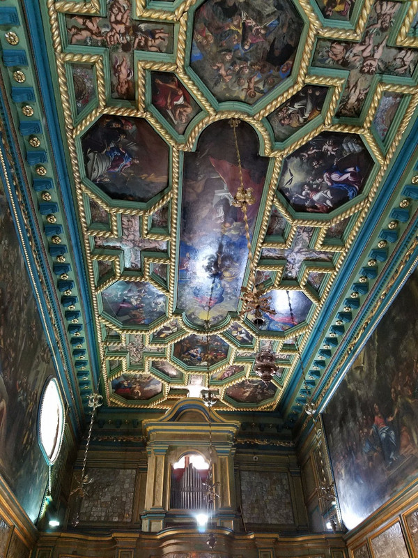 Ceiling of the Our Lady of the Rocks Church