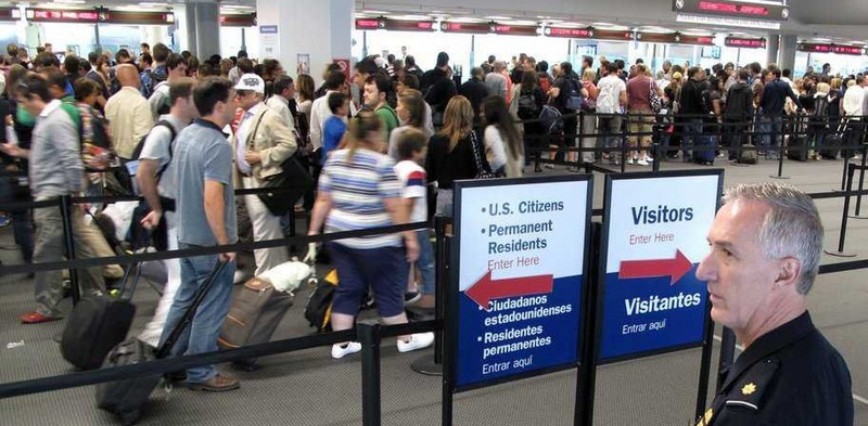 The Line at Immigration