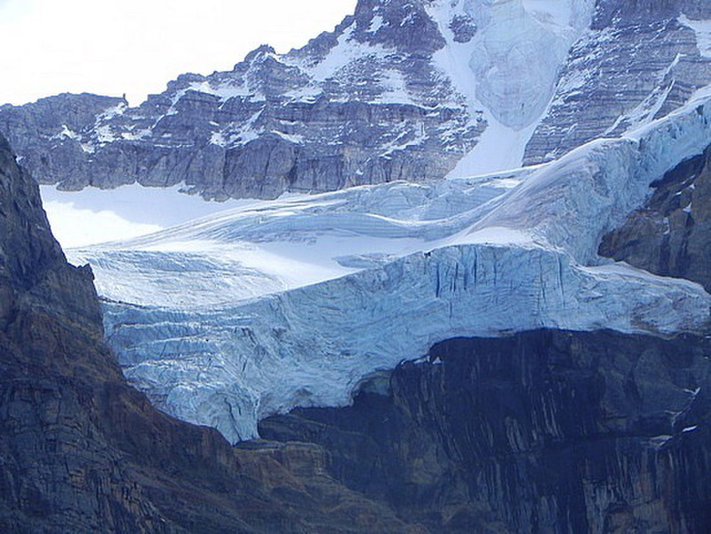 Glacier Above Moraine Lake