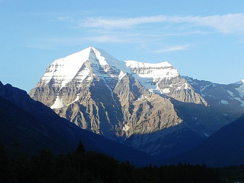 Mt. Robson from our Porch