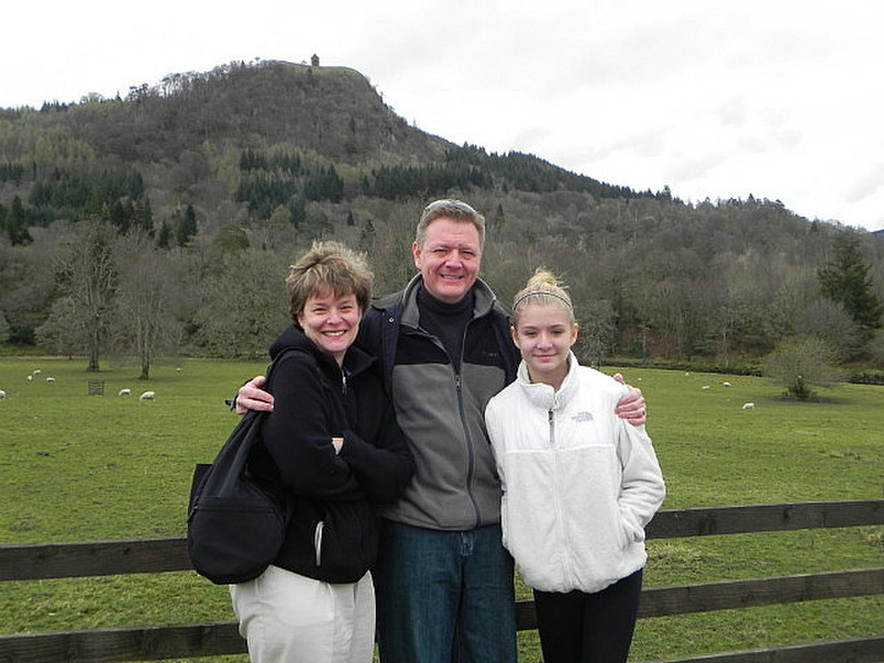 Three of Us Outside Inverary Castle