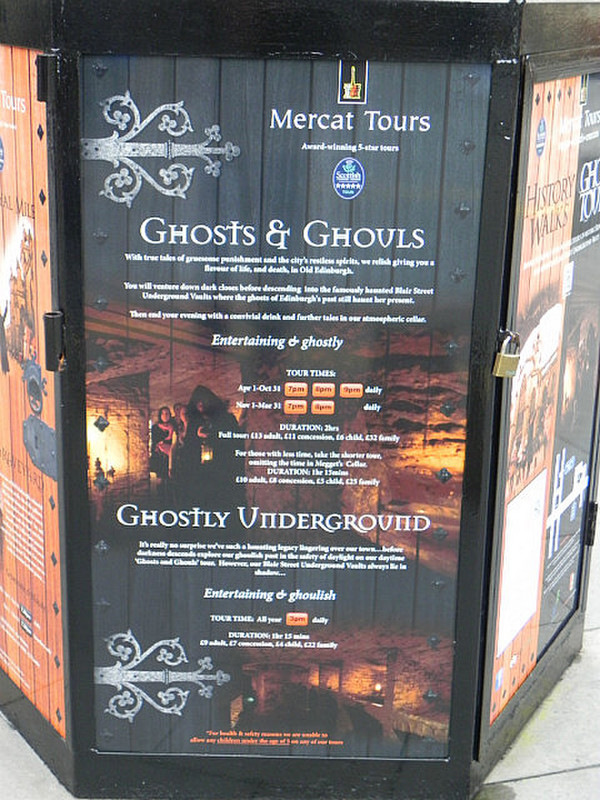 ghost and ghouls tour edinburgh