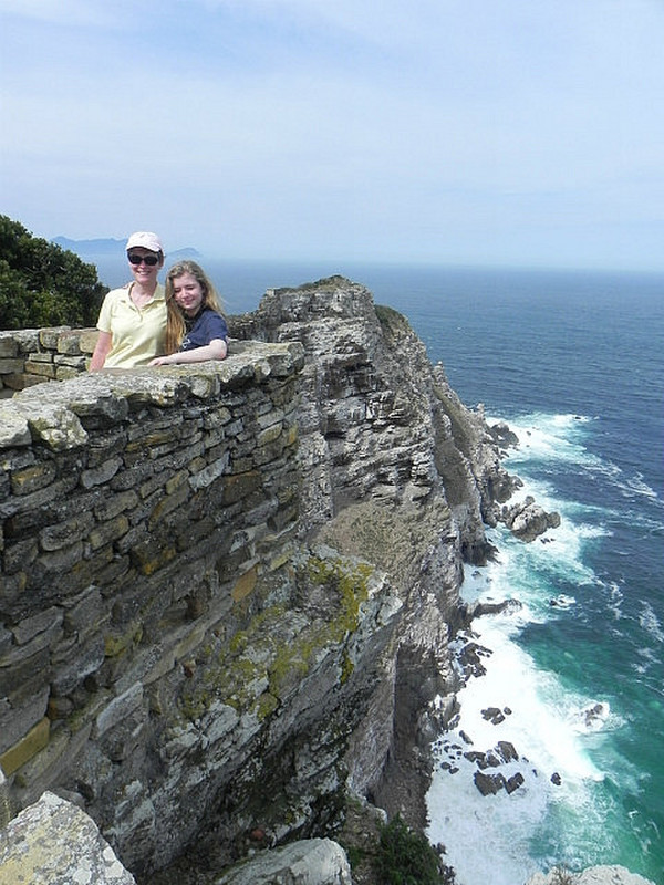 Katherine and Anna at Cape Point