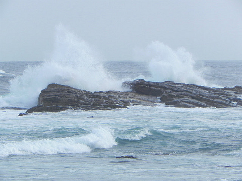 Surf near the entrance to Cape Point Park