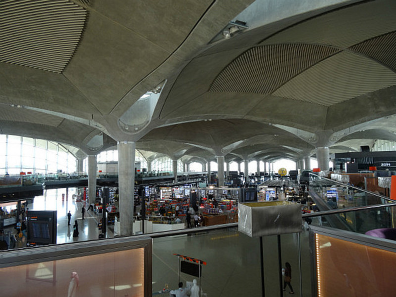 View from Lounge Over Main Terminal in Amman