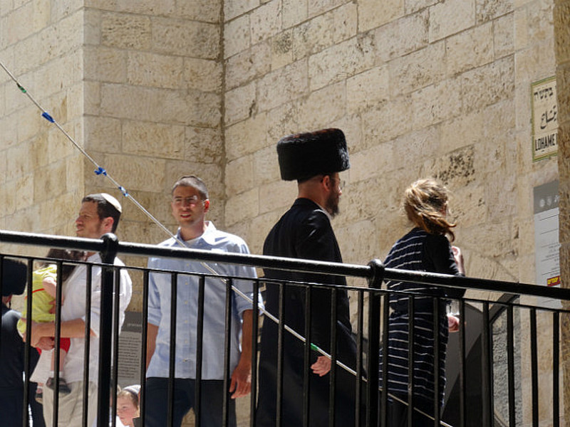 Hasidic Jew near Zion Gate