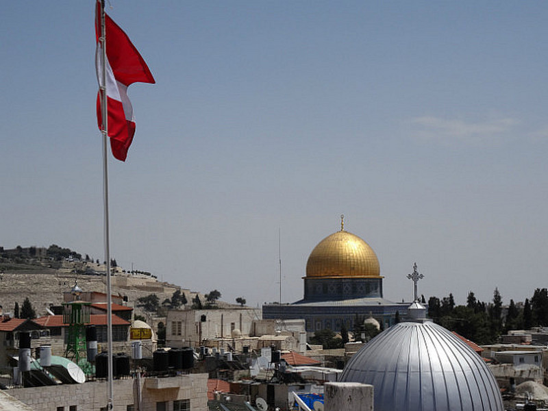 Dome of the Rock from Roof of Austrian Hospice